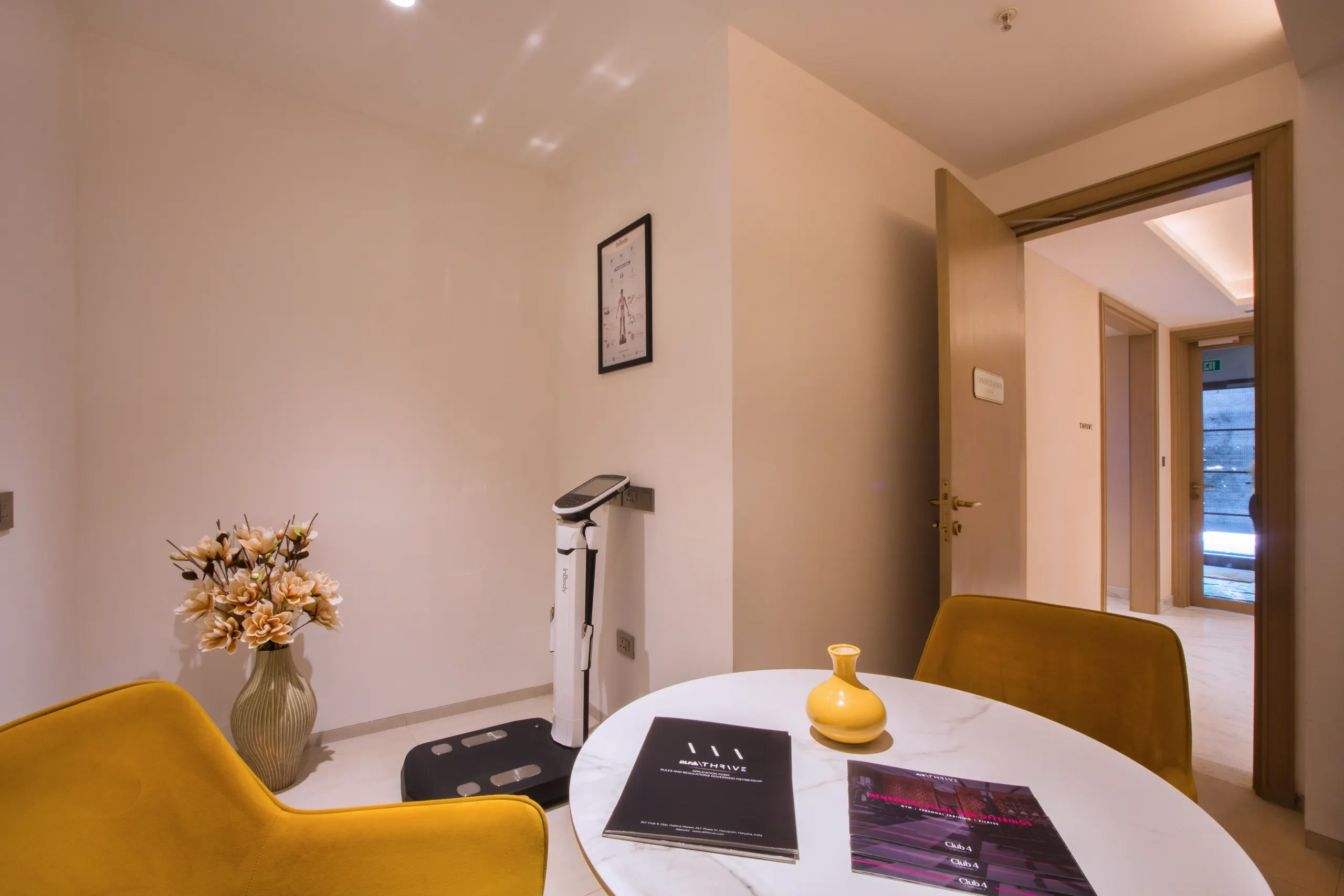 Wellness consultation room at DLF THRIVE Club 4